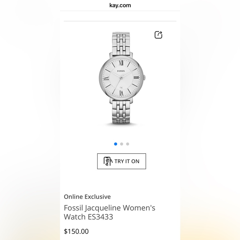 Silver Jacqueline Woman’s Watch